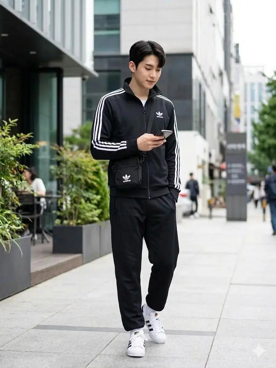 아디다스 유로파 트랙탑 져지 블랙