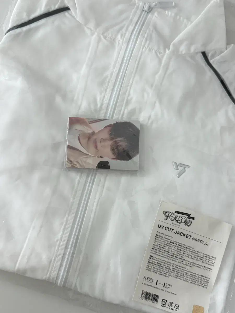 세븐틴 팔로우 어게인 재팬 자켓 바람막이 화이트 L