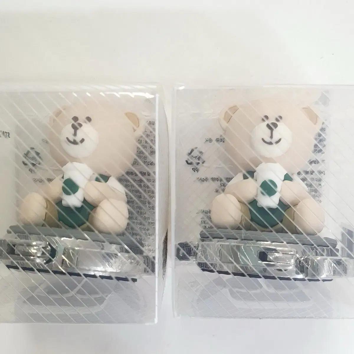 스타벅스 책상 가방걸이 미개봉 베어리스타 펜 마그넷세트 야구공키링