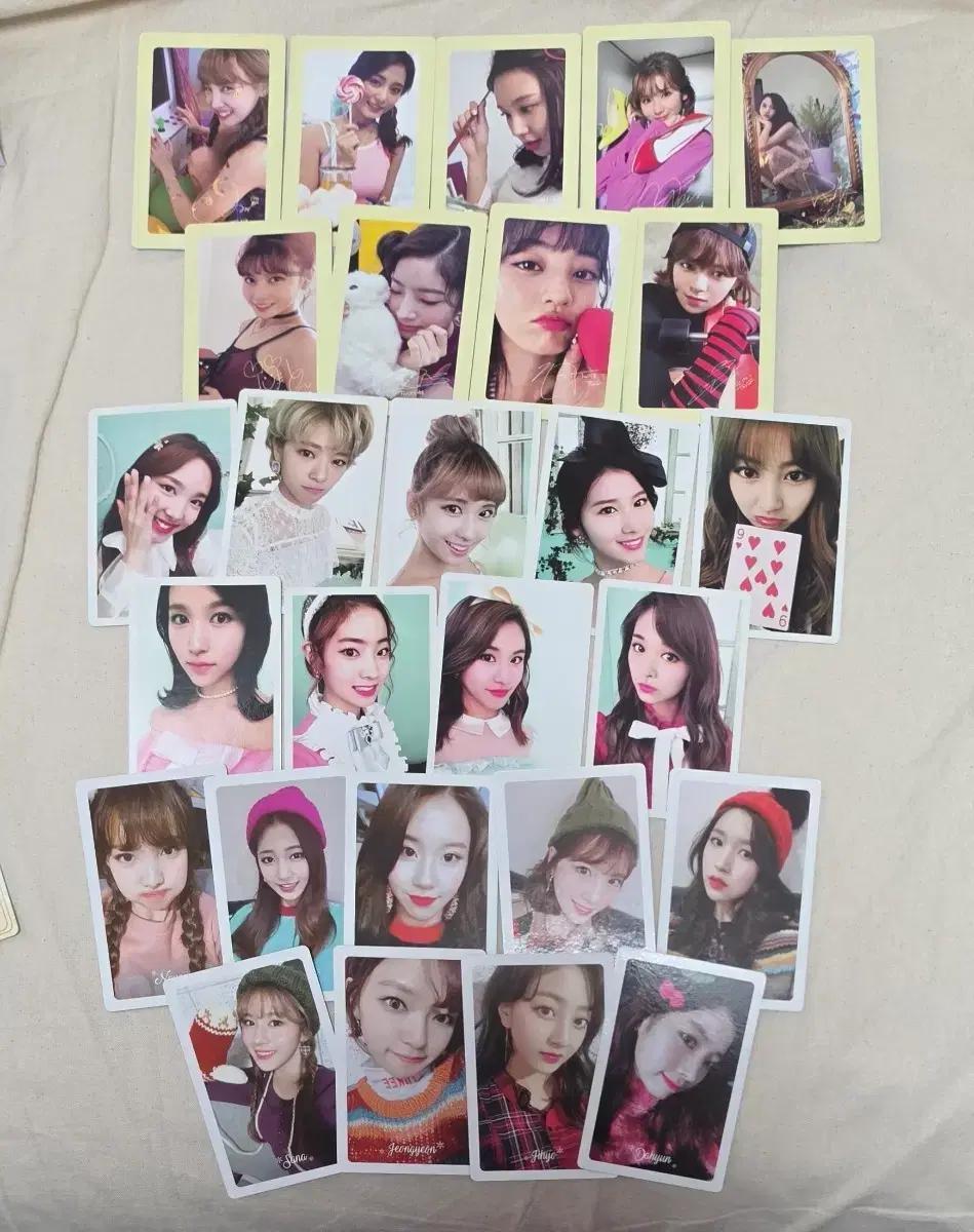 트와이스 twice 특전 포토카드 일괄