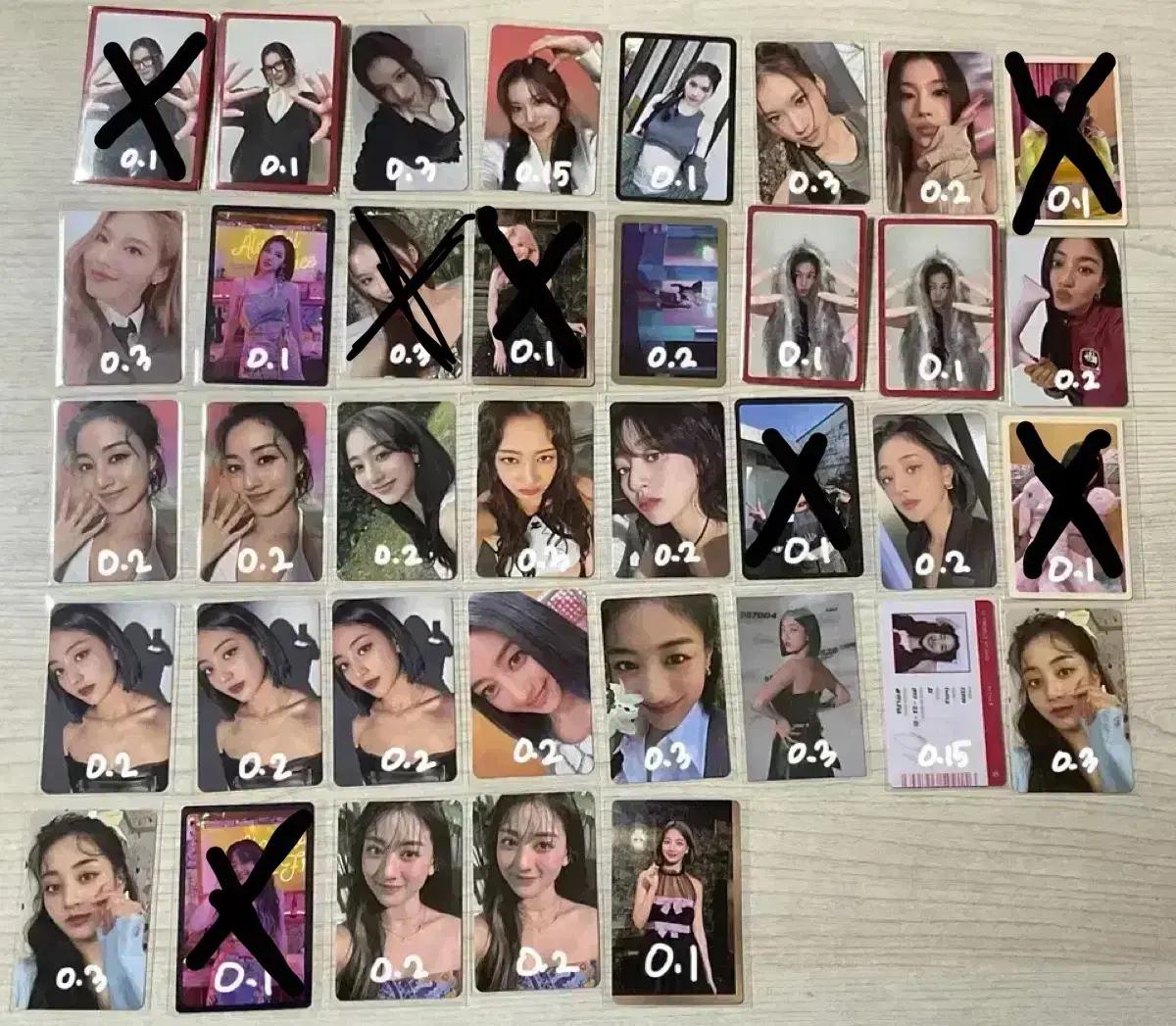 트와이스 사나 지효 포토카드 판매합니다!