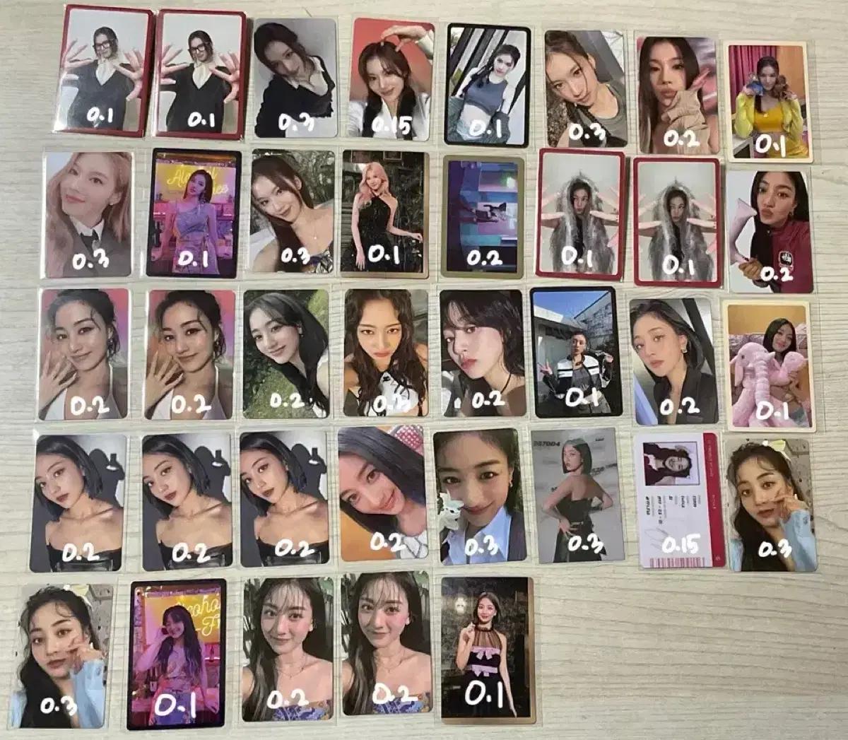 급처)트와이스 사나 지효 포토카드 판매합니다!