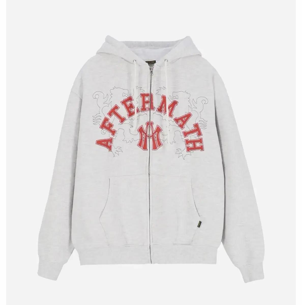 애프터매스 AFTERMATH ATM LOGO ZIP HOODIE - L