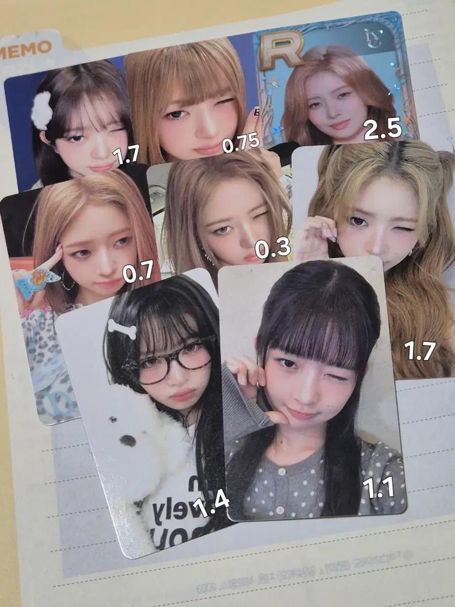 아이브 포카 교환 판매