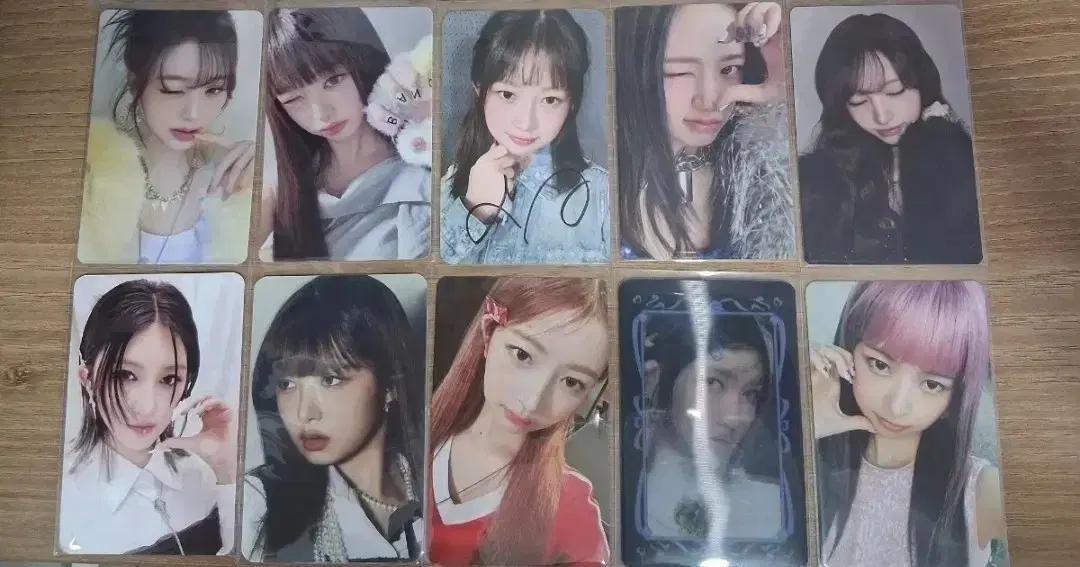 아이브 레이 친필 싸인포카 공굿 포카 일괄