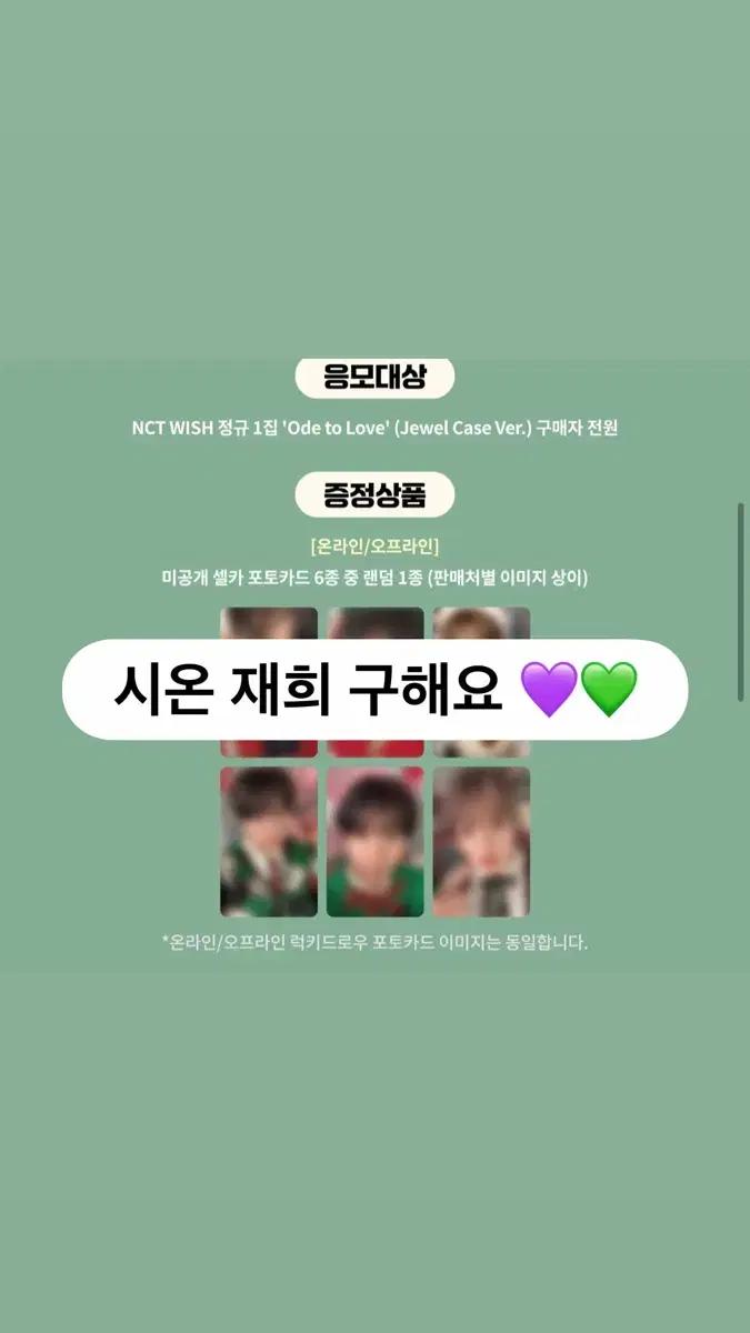 엔시티위시 오드 투 러브 케타포 분철