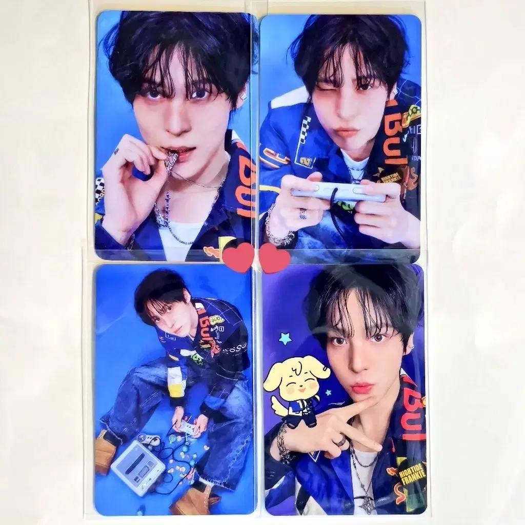 ATEEZ 에이티즈 애니티즈 트레카 윤호 세트 4장 양도
