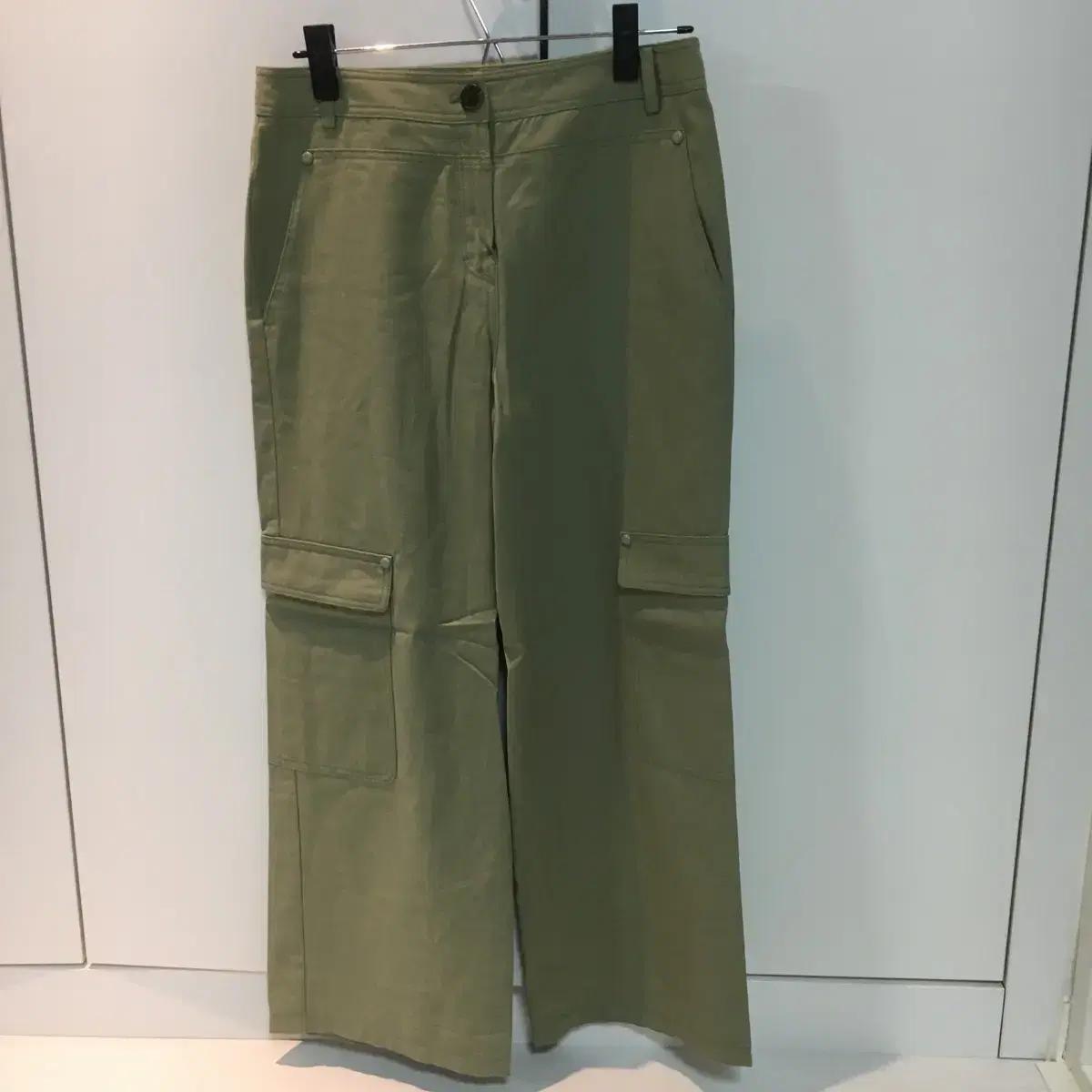 [새상품] 카키 면바지