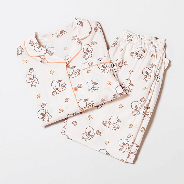 [SPAO] [산리오캐릭터즈] 노곤노곤 긴팔 파자마(BEIGE)