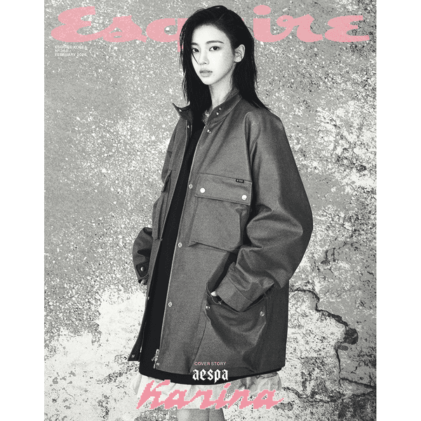 [잡지] [26-01-26] ESQUIRE 에스콰이어 2026.02 A형 (표지 : 에스파 : 카리나 / 내지 : 에스파 : 카리나 12p, 롱샷 10p, 손종원 10p)