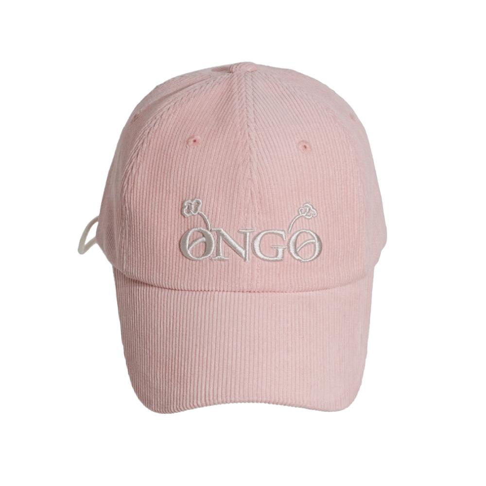 CORDUROY LOGO FLOWER CAP_Pink