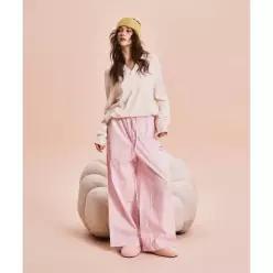SPAO 산리오캐릭터즈 헬로키티 레오파드 잠옷바지라이트 핑크 SPPPG23U07