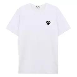 꼼데가르송 MUST IT_플레이 블랙하트 와펜 티셔츠 AXT0640512 124477272