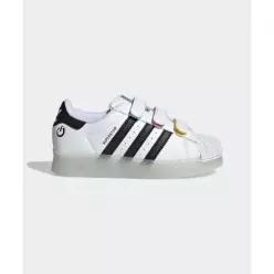 매장정품 아디다스 ADIDAS KIDS 슈퍼스타 LED 라이트 컴포트 클로저 키즈 - 화이트 JI0506 496906