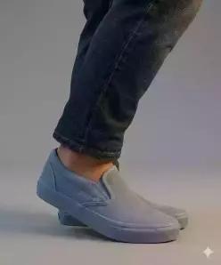 반스 vans 클래식 슬립온 - (파스텔 모노) 더스티 블루 VN000CT5DSB1
