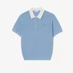 라코스테 LACOSTE 남성 립조직 카라 연사 스웨터 폴로 PH943E-56G AEY PH943E56GAEY 480051