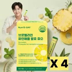 뉴트리디데이 브로멜라인 파인애플 발효 효소 30포, 4개
