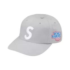 슈프림 월드 페이머스 S 로고 6-패널 그레이 - 25SS
