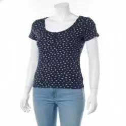 SPAO 스파오 플라워 헨리넥 반팔티_SPRPG24GY0 631299