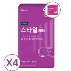 견본 추가증정 디펜드 스타일 여성 요실금 패드 안심대용량 30cm, 14개입, 4개 190742