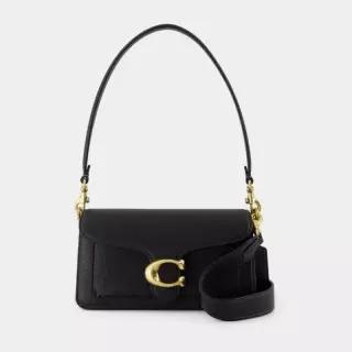 태비 20 페블 가죽 C 클라스프 숄더백 CY201 B4 BK BLACK