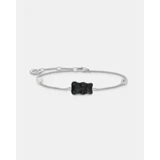 THOMAS SABO 토마스 사보 팔찌 검은 금곰, 담수진주 및 지르코니아 - 검은색 7666280
