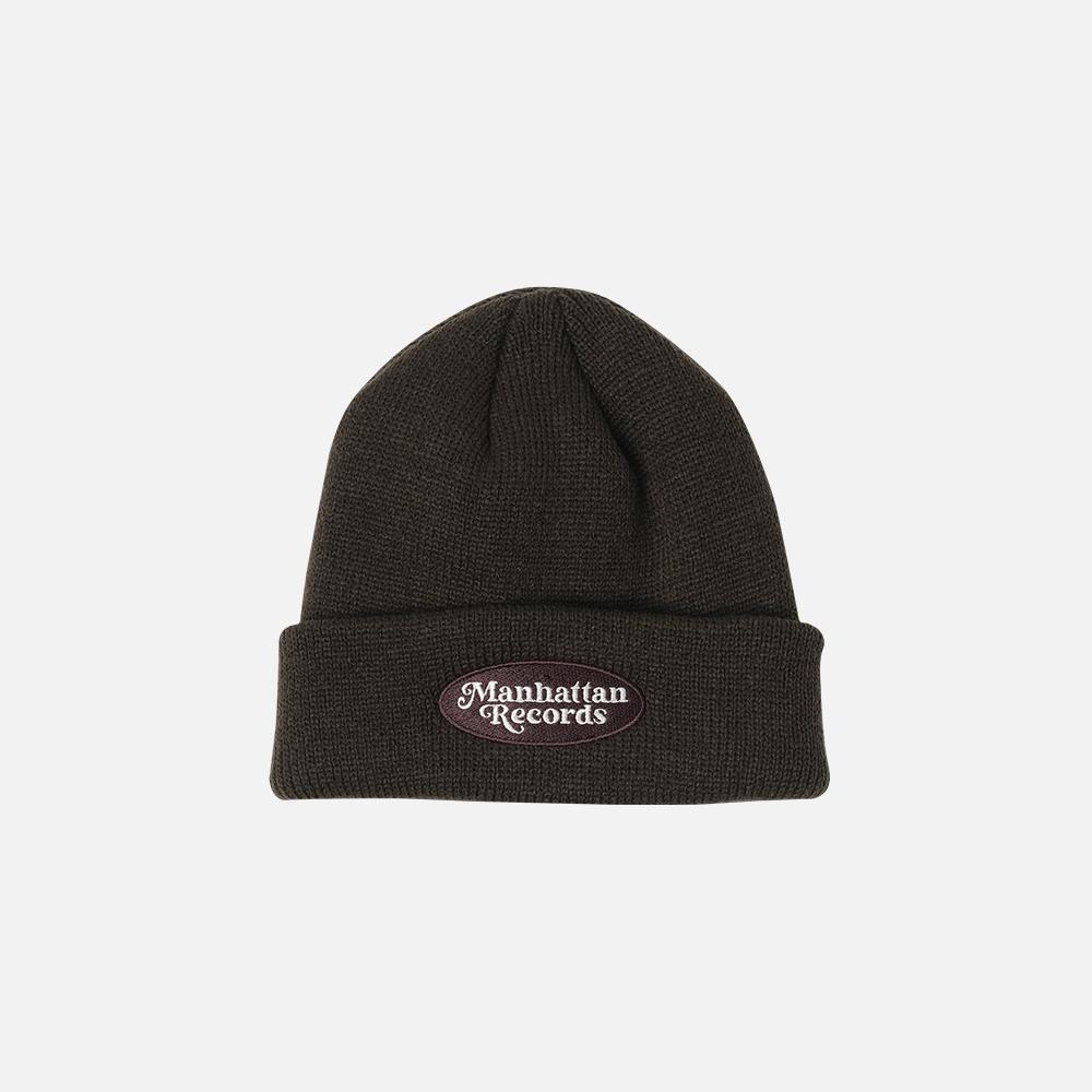 MR Oval Logo Beanie - Brown