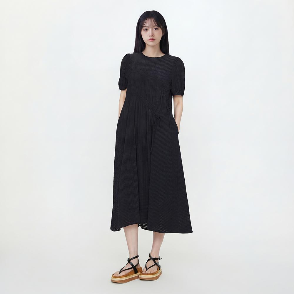 셔링포인트 깅엄체크 롱 원피스 AS2WO467