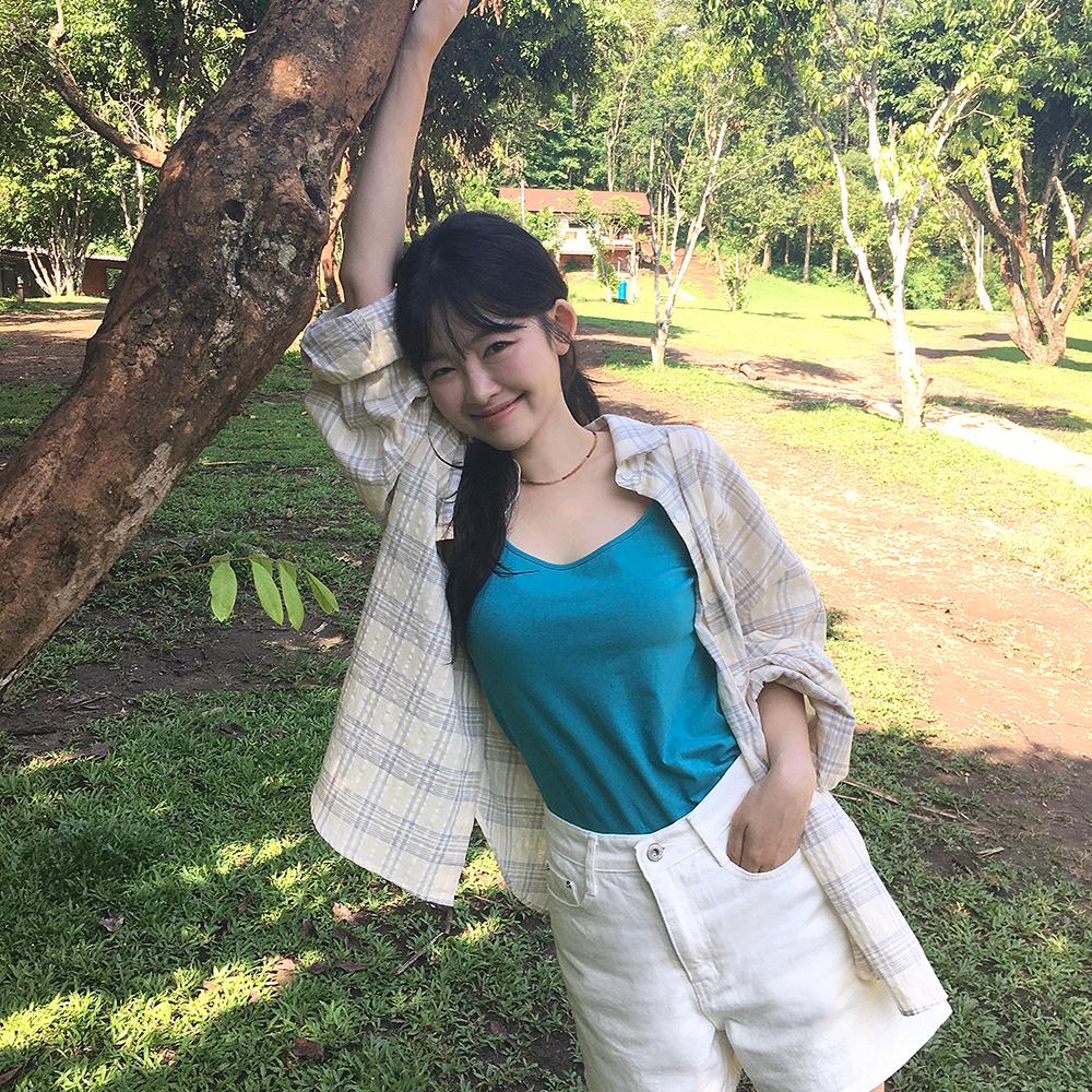 Signature Color Sleeveless Top - 6 Color