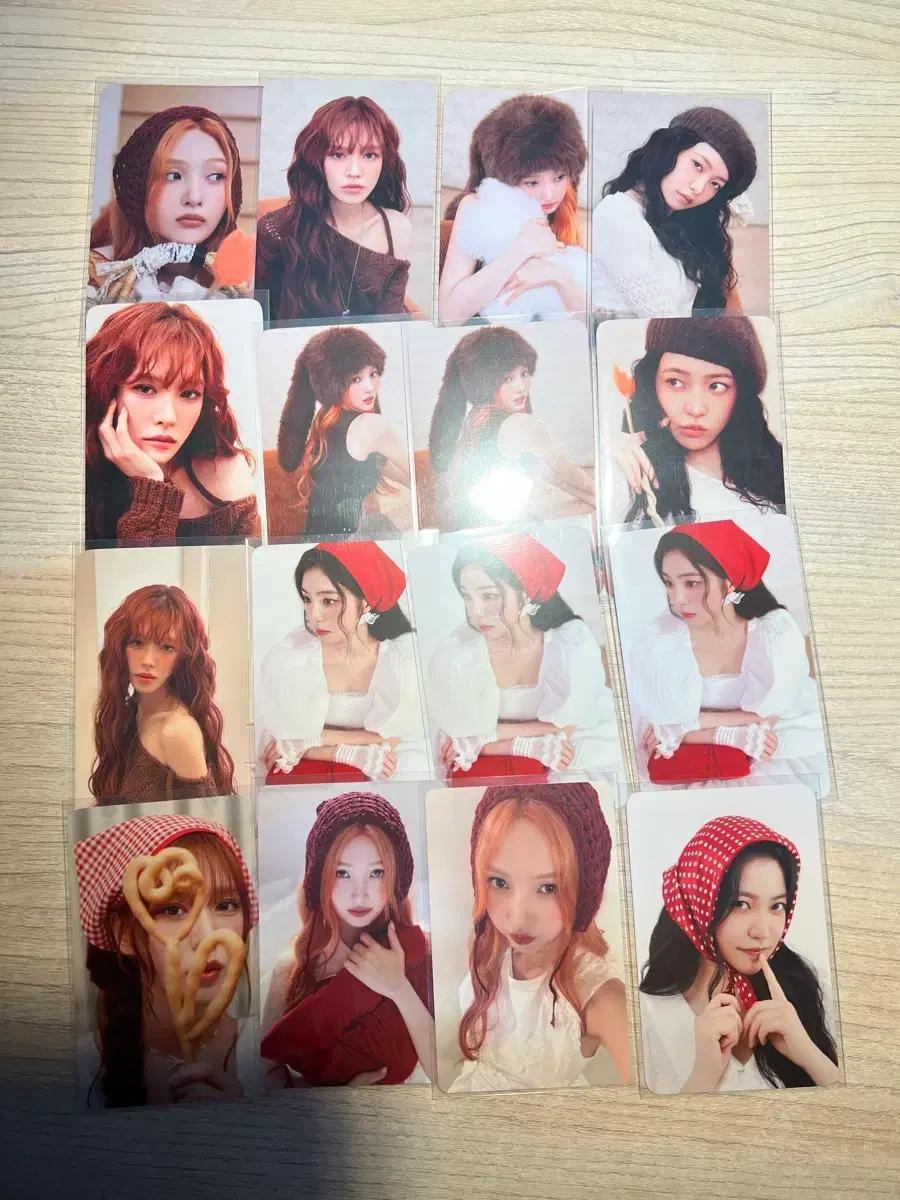 레드벨벳 시그 트레카 본품 특전 포카 16장 일괄 양도