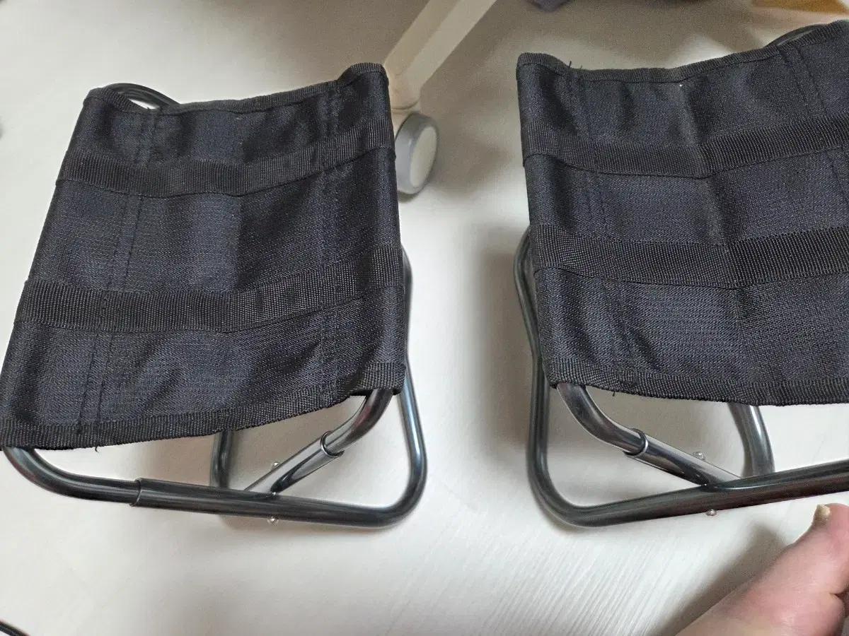 캠핑 미니 의자 접이식 휴대용 블랙